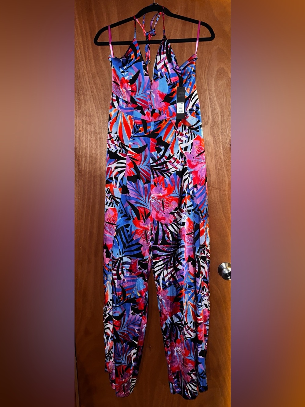 Out In The Tropics Jumpsuit - Blue/Combo